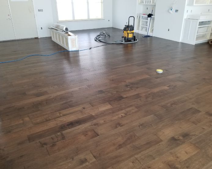 Cleaning wood floors
