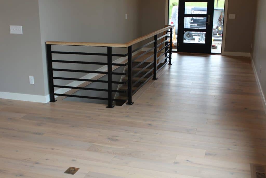 Hardwood floors upstairs
