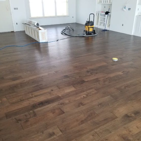 Cleaning wood floors